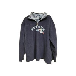 Vintage Women's Eeyore 1/4 Zip Pullover Sweatshirt Winnie The Pooh Disney XL